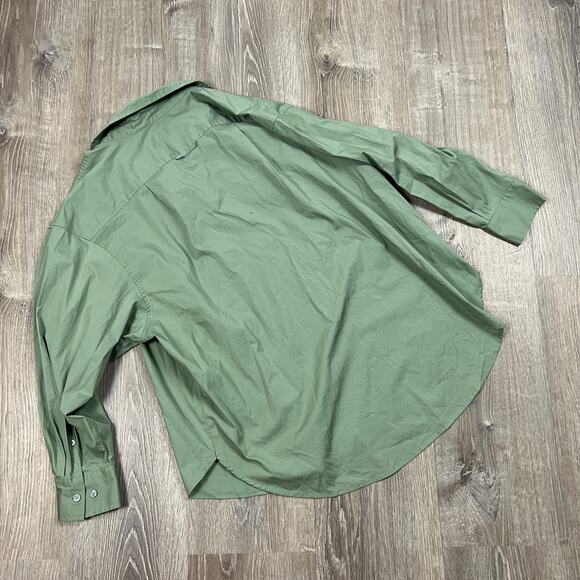 Ava & Viv Women's Plus Size Green Button-Down Oversized Tunic - Size X - NWT - Picture 7 of 7